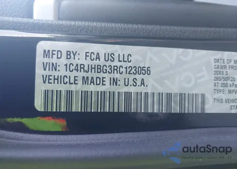 2024 Jeep Grand Cherokee Limited 4X4 z USA, uszkodzony, nr VIN 1C4RJHBG3RC123056